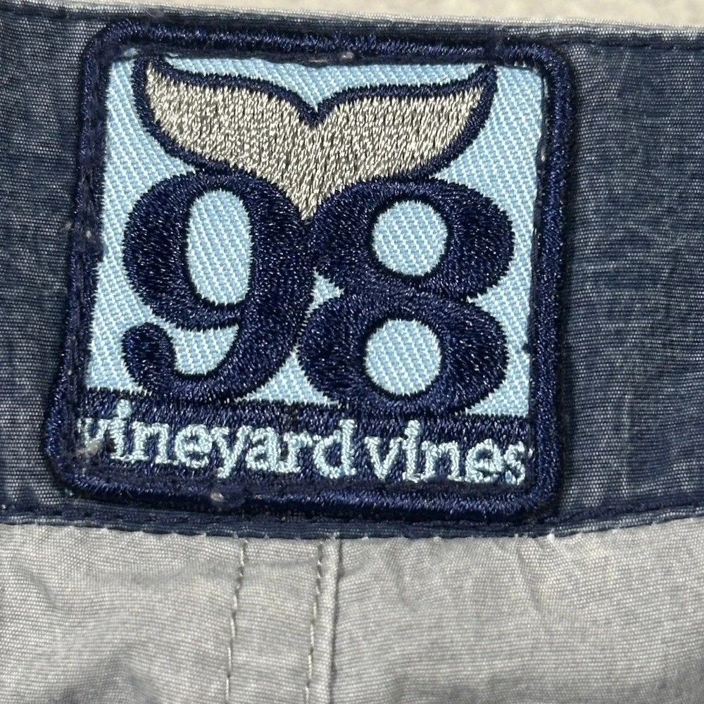 Vineyard Vines‎ Montuak Swim Trunks Size 33 Gray Blue Mens
